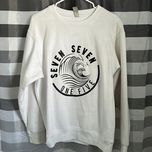 7715 Band Crewneck Sweater